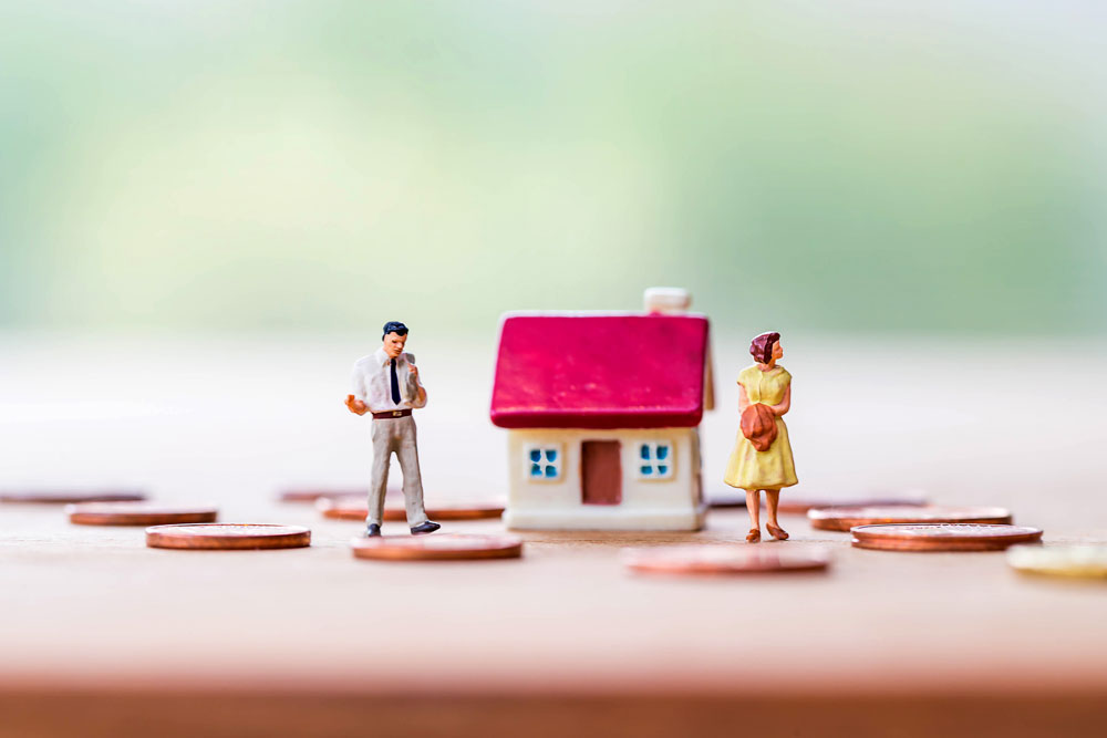 Equitable distribution of marital and non-marital assets